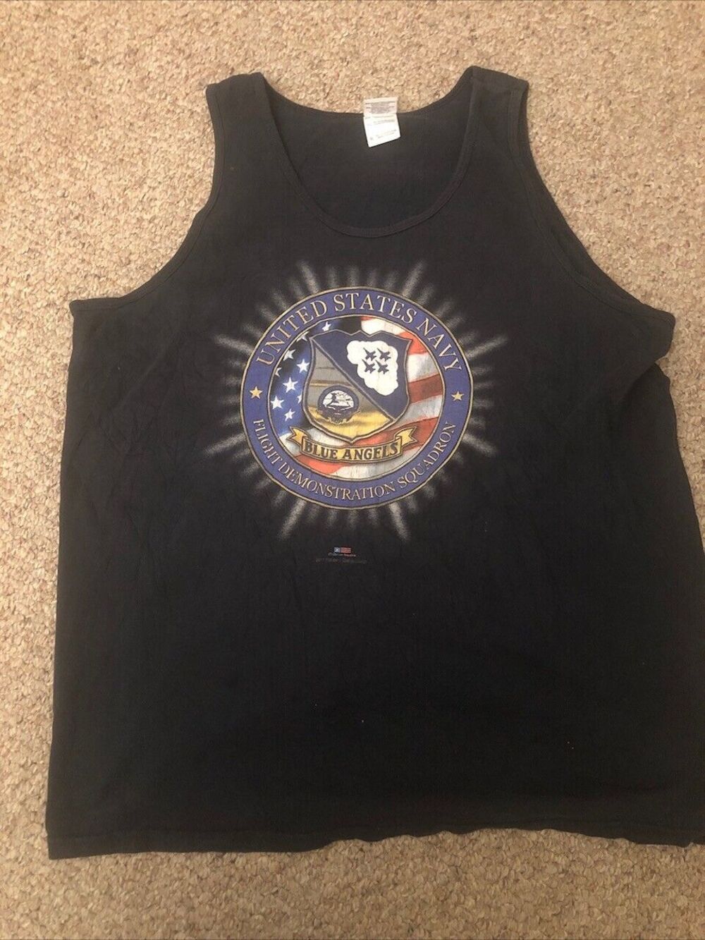 US Navy Blue Angels Tank Top XL Blue Unique 2011